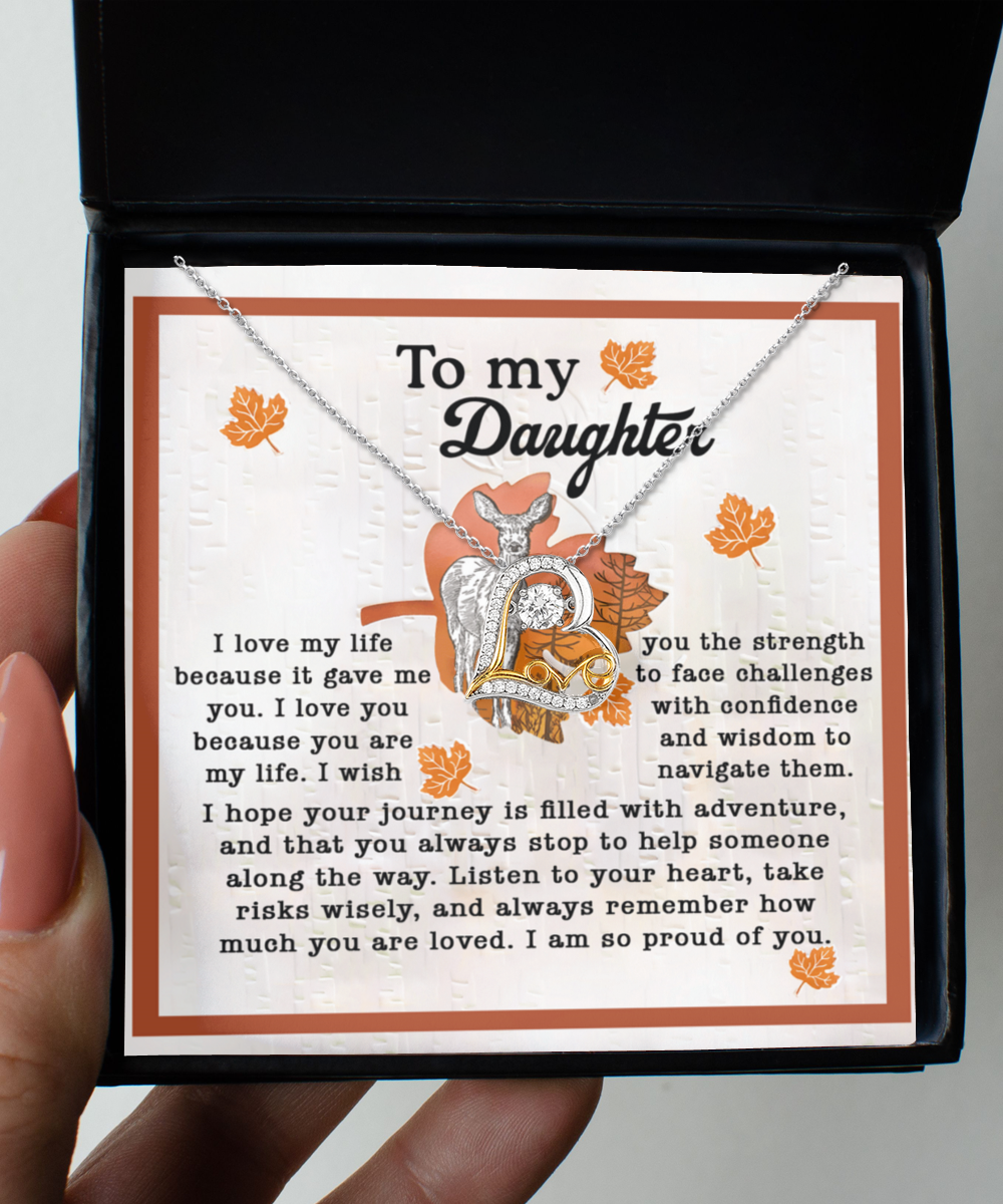 To My Daughter - Gave Me You - Scripted Love Necklace