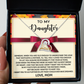 To My Daughter - Further In Life - Scripted Love Necklace