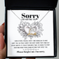 I'm Sorry Gift - Love Heart Necklace - Turn Back Time