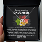 To My Daughter - Everything Is Possible - Scripted Love Necklace