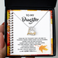 To My Daughter - In God's Hands - Scripted Love Necklace