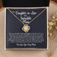To Our Daughter-in-Law - Love Knot Necklace Jewelry Gift - Incredible Mother and Daughter in Law