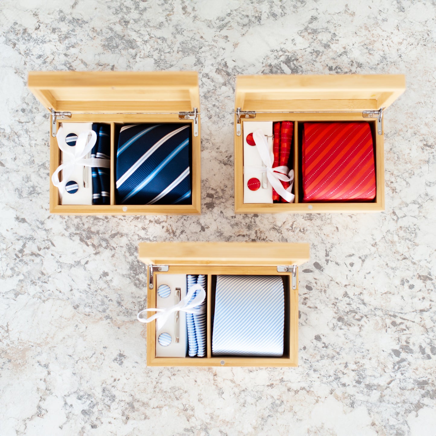 Personalized Groomsmen Tie Box - Time To Suit Up