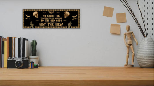 Halloween No Soliciting NP