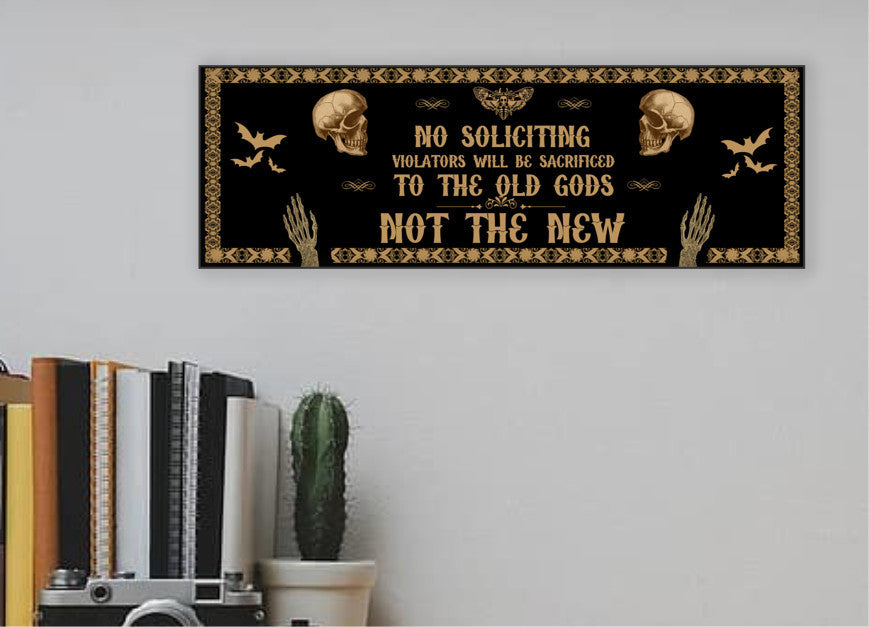 Halloween No Soliciting NP