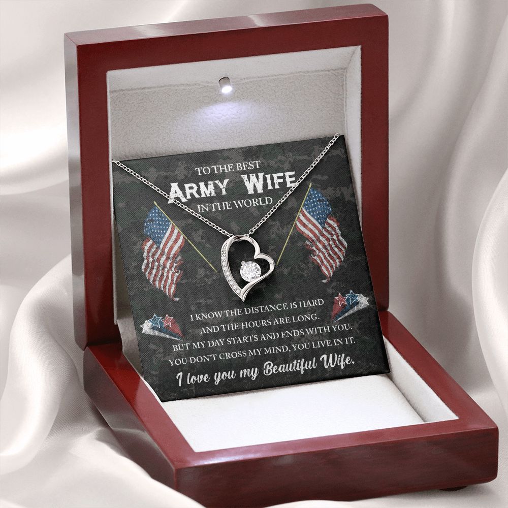 Military Wife Gift - My Day Starts And Ends With You