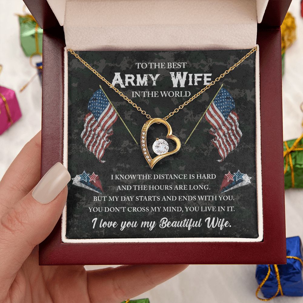 Military Wife Gift - My Day Starts And Ends With You