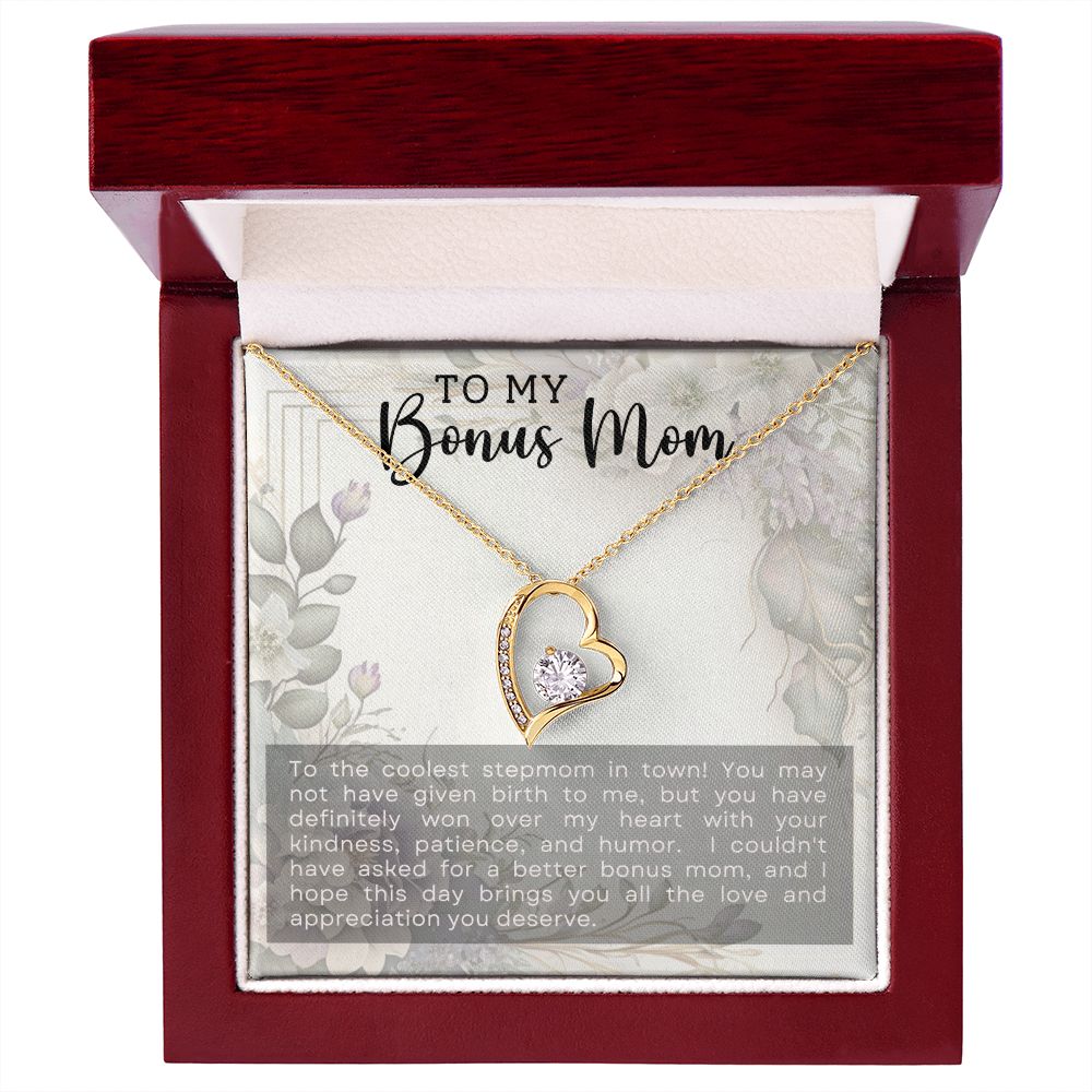 Bonus Mom Gift - Necklace - Coolest Stepmom