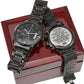 Son Gift From Dad - I Will Always Carry You In My Heart -  Engraved Chronograph Watch- Shipping Included