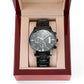 Son Gift From Mom - I Will Always Carry You In My Heart -  Engraved Chronograph Watch