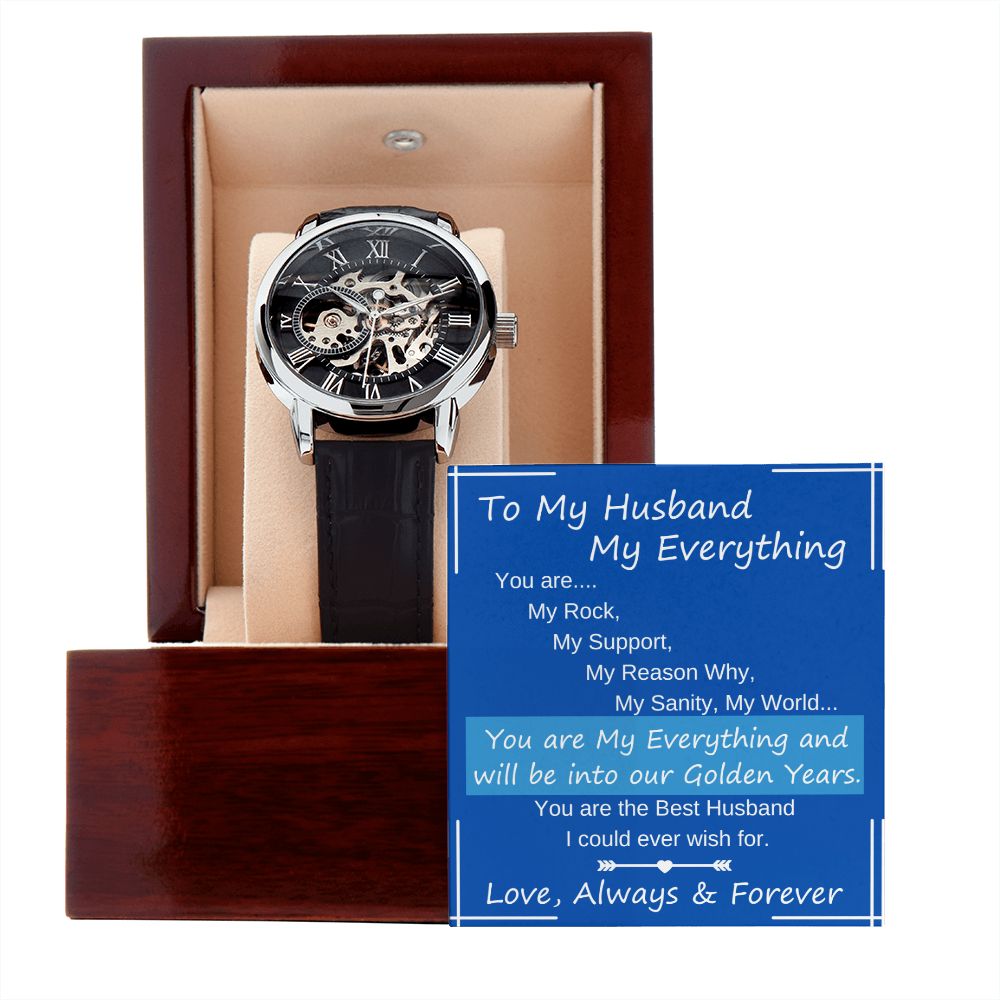 To My Husband My Everything Watch For Him- You Are My Everything