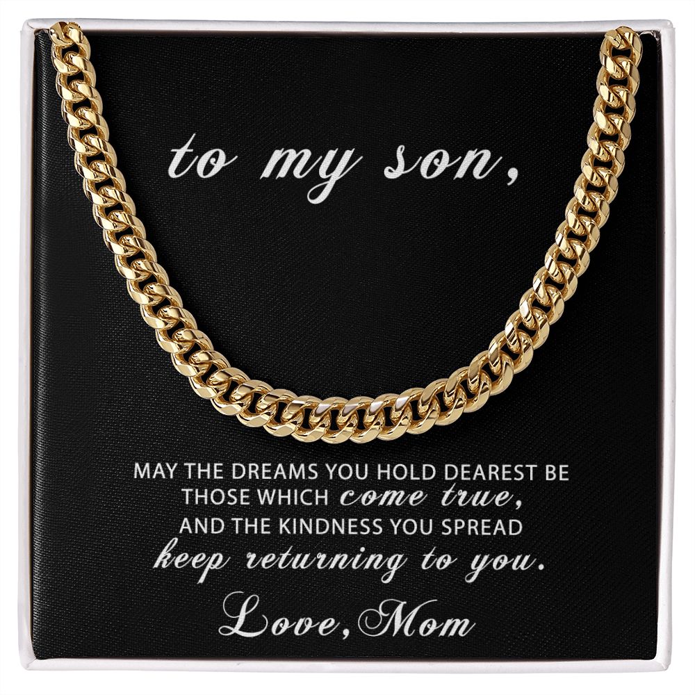Gift For Son From Mom - May Your Dreams Come True