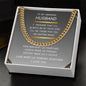 To My Husband Chain Necklace - I Will Always be There For You