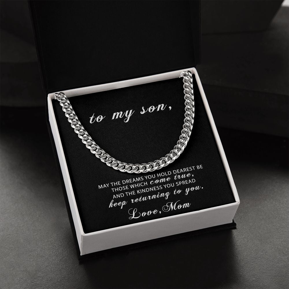 Gift For Son From Mom - May Your Dreams Come True