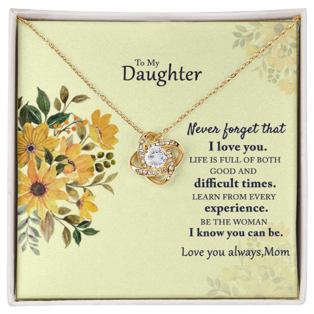 Daughter Gift From Mom - Never Forget That I Love You