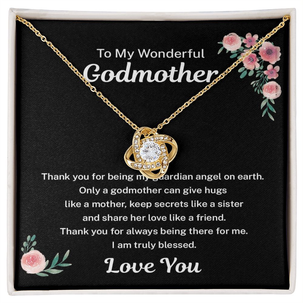 Godmother Gift from Goddaughter - Necklace - My Guardian Angel