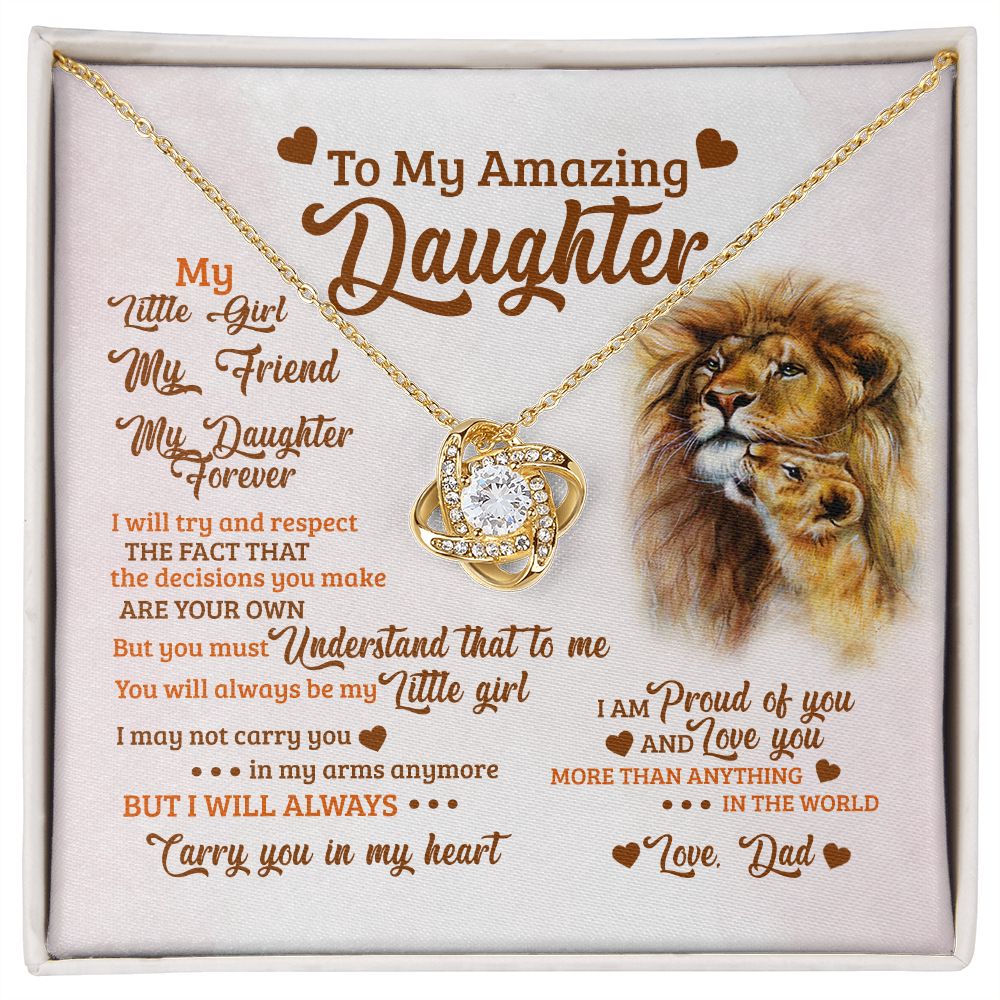 Gift For Daughter From Dad- My Little Girl