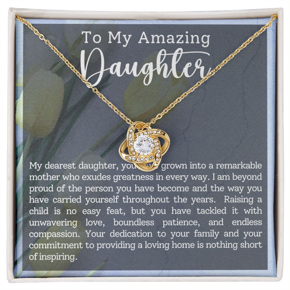 Daughter Gift - Remarkable Mother - Necklace
