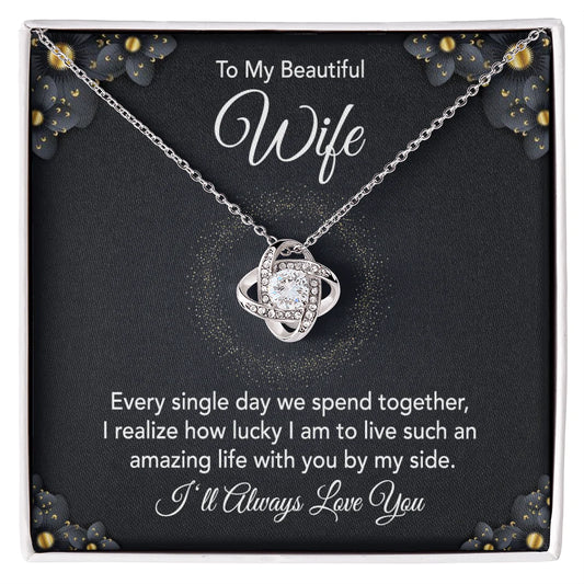To My Beautiful Wife Necklace