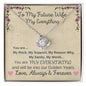 To My Future Wife Necklace- You Are My Everything