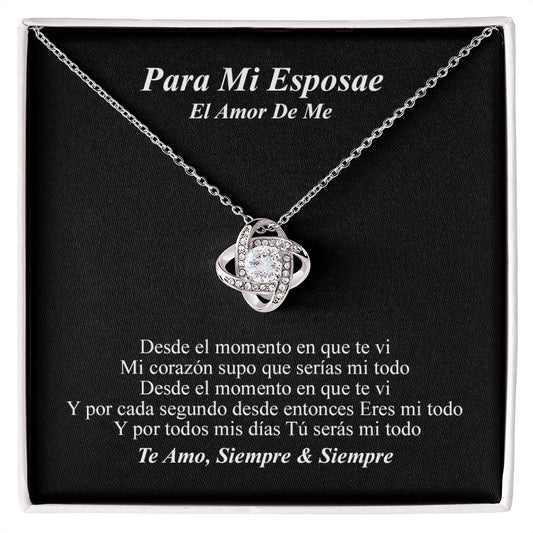 Para Mi Esposa - El Amor De Mi Vida - Collar De Amor