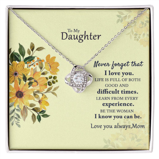 Daughter Gift From Mom - Never Forget That I Love You
