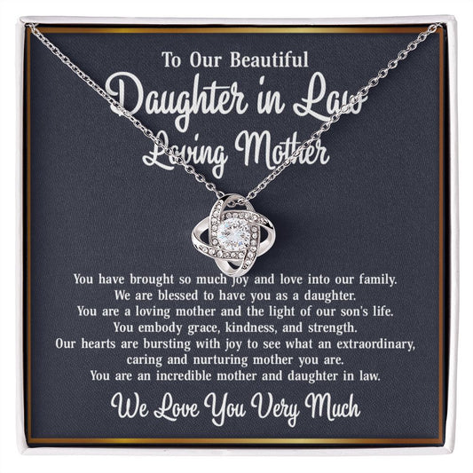 Daughter in Law Necklace Gift - An Amazing Mom
