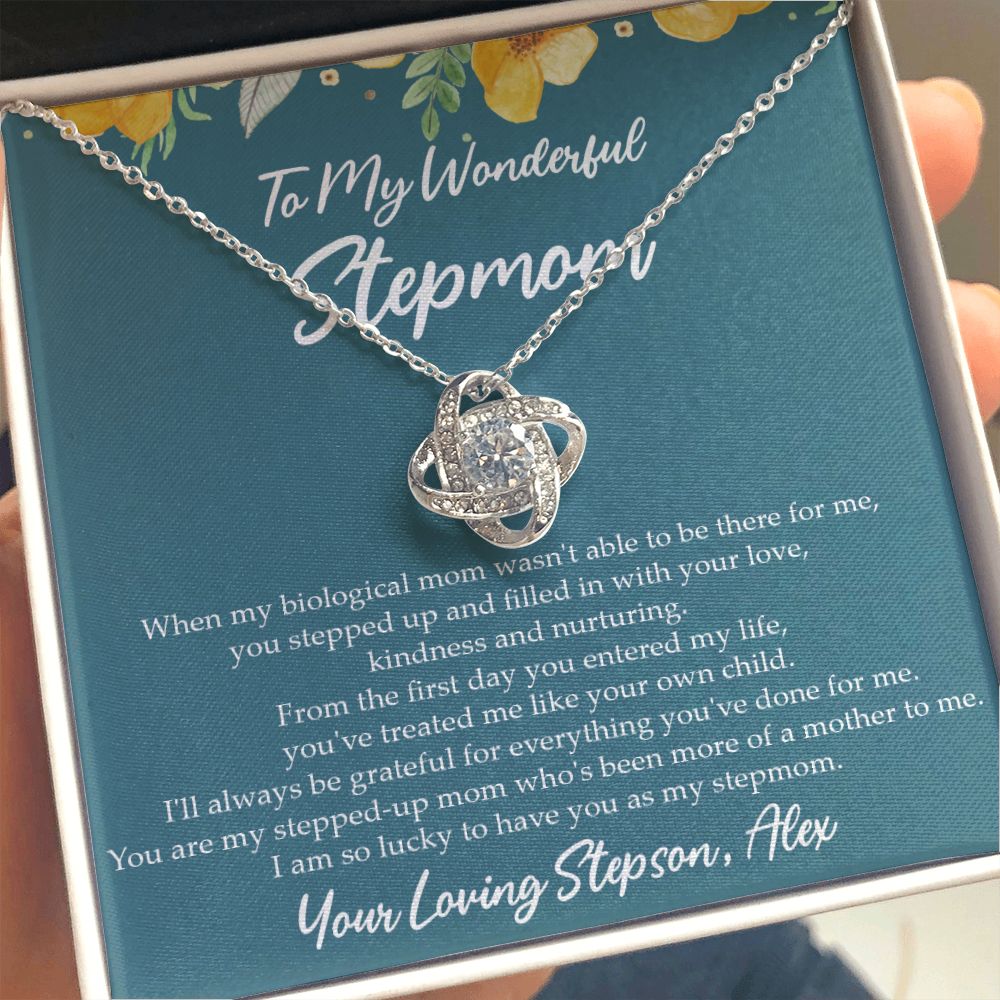 Stepmom Gift From Stepson - Personalized Message- More Than Just a Stepmom To Me