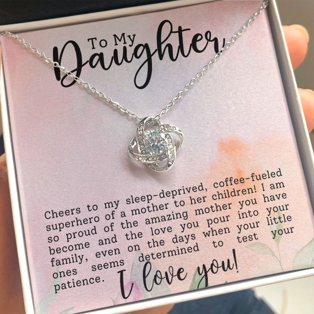 Daughter Gift - Superhero Mom - Necklace