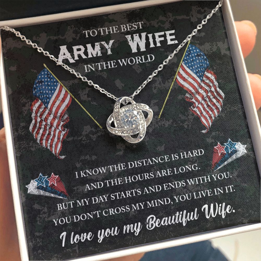 Gift For Army Wife - My Day Starts And Ends With You