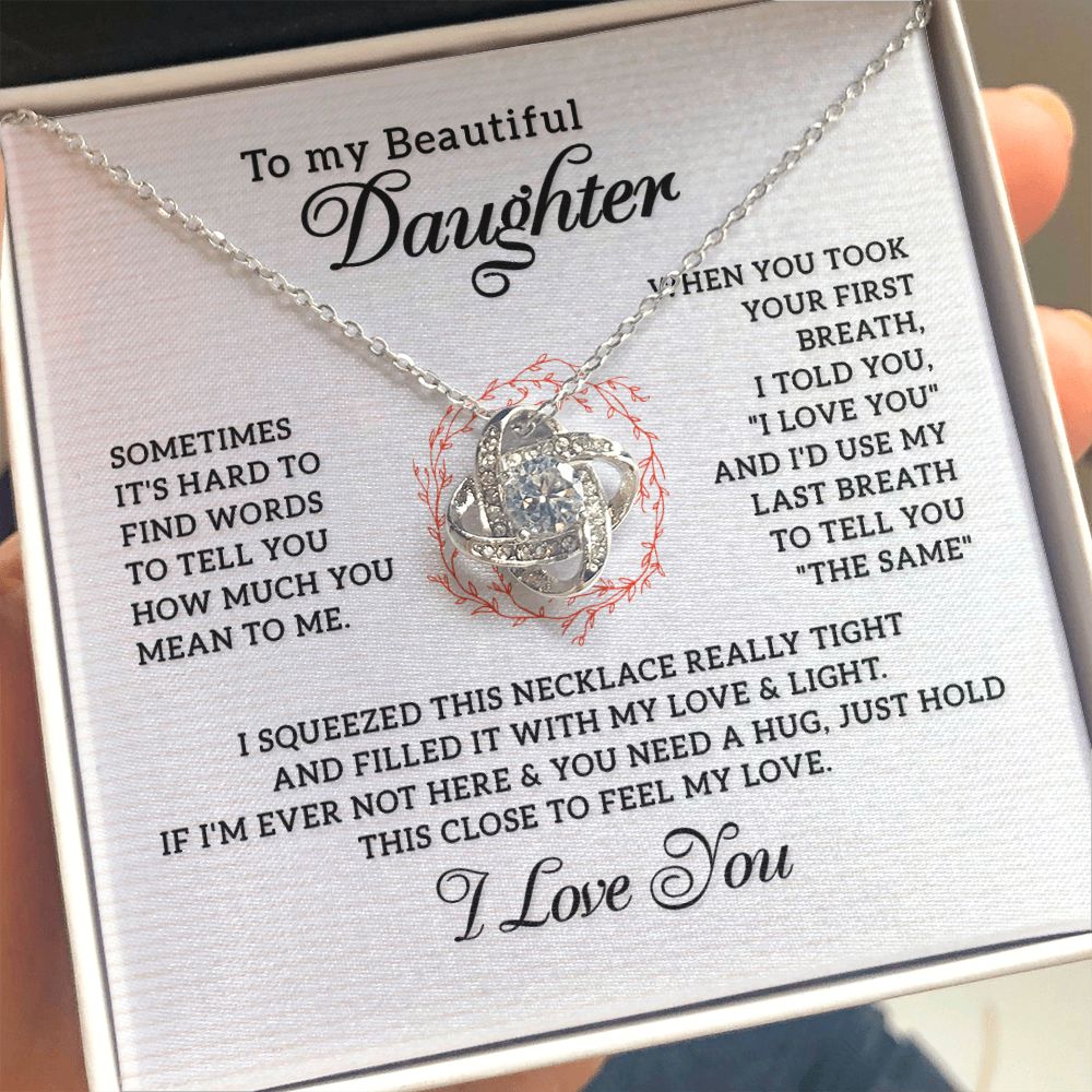 Jewelry Gift For Daughter - Keep Me In Your Heart