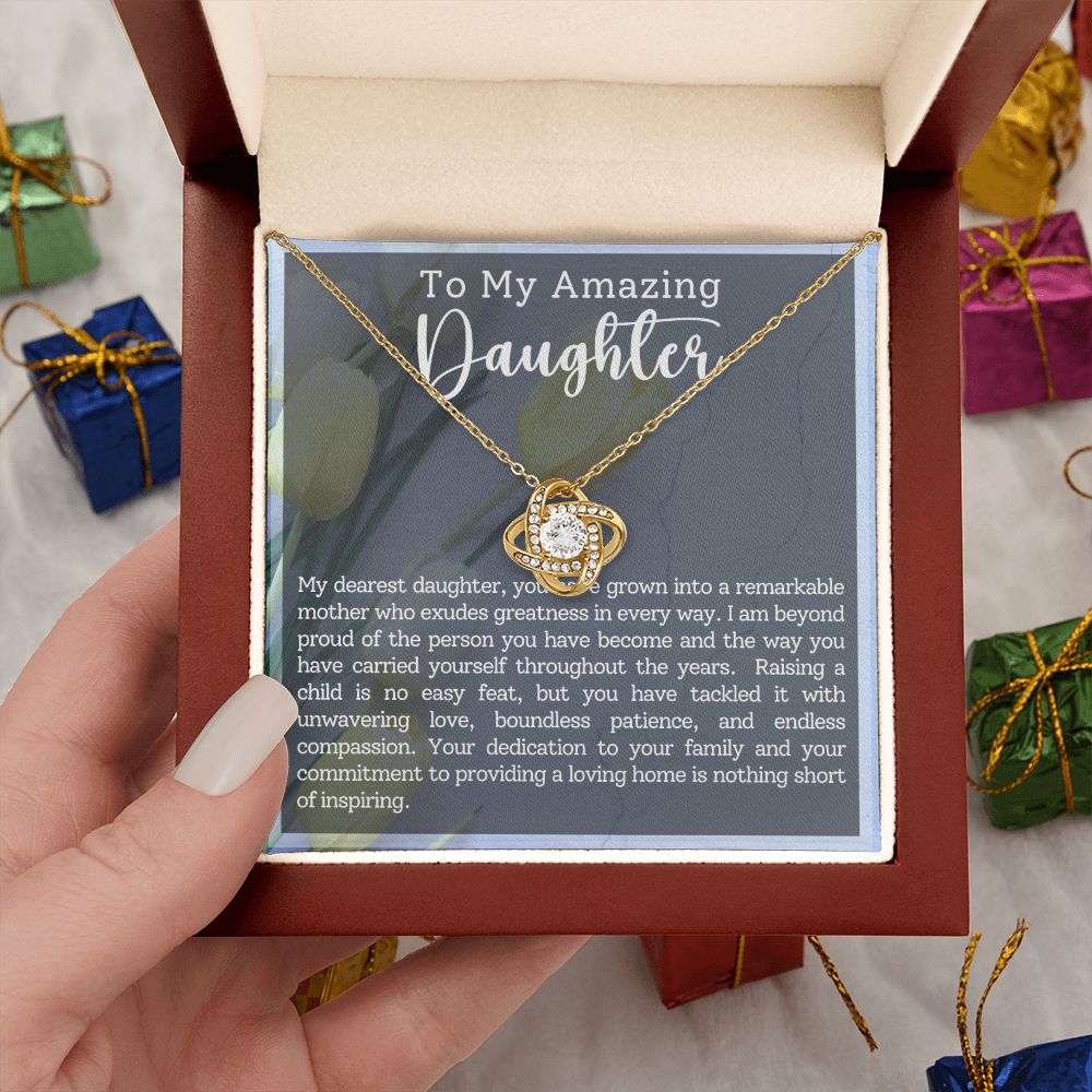 Daughter Gift - Remarkable Mother - Necklace