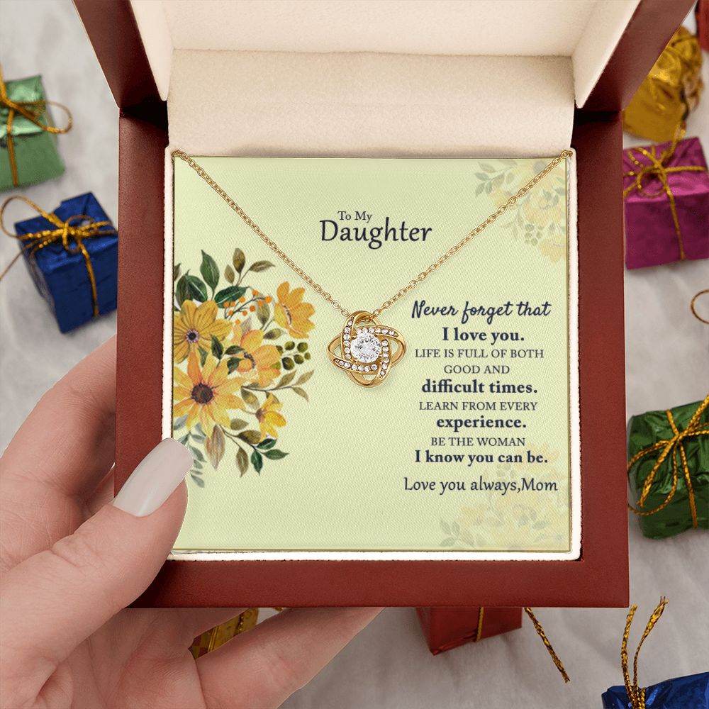 Daughter Gift From Mom - Never Forget That I Love You