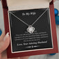 To My Wife Necklace - Today and Forever