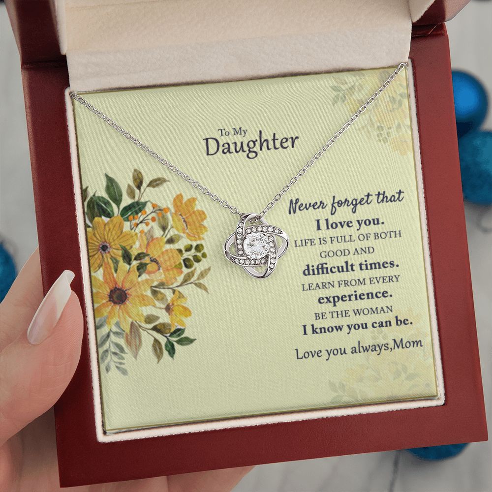 Daughter Gift From Mom - Never Forget That I Love You