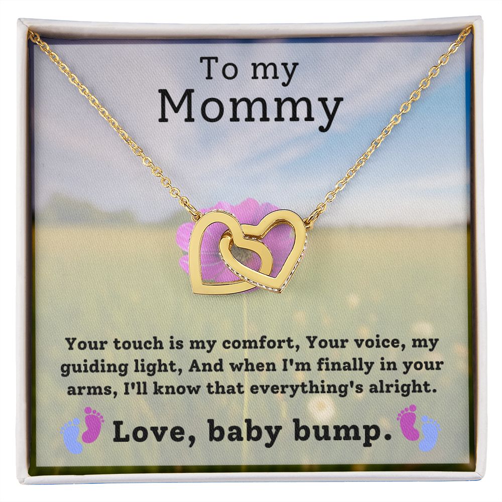 Expecting Mom Gift - Hearts Necklace - Everything's Alright