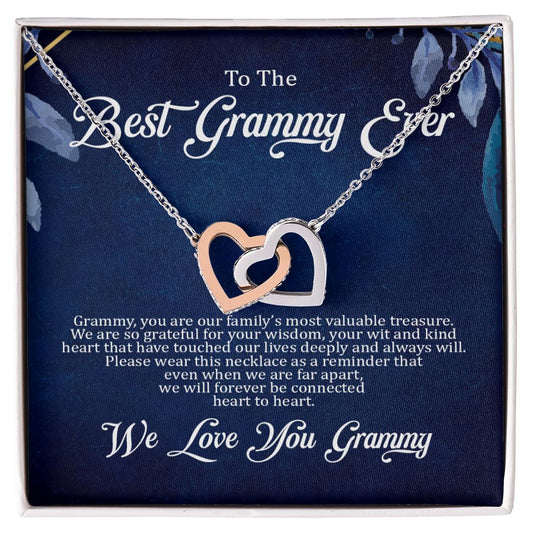 Grandma Grammy Gift - Necklace - Heart to Heart