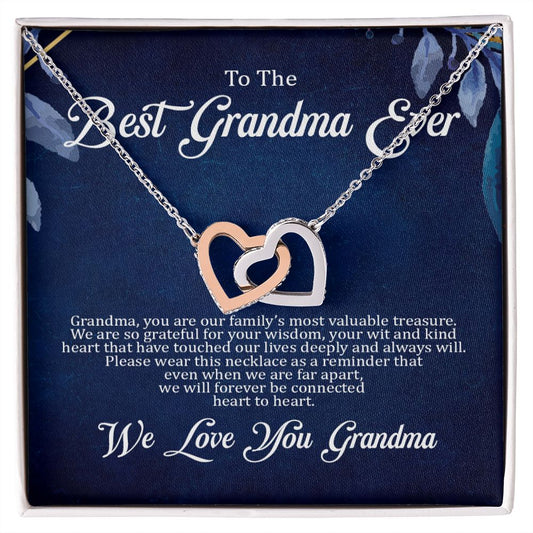 Grandma Gift - Necklace - Heart to Heart