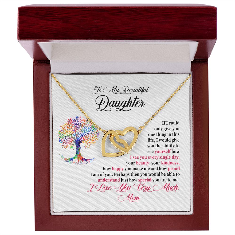 Daughter Necklace From Mom - I Am So Proud Of You