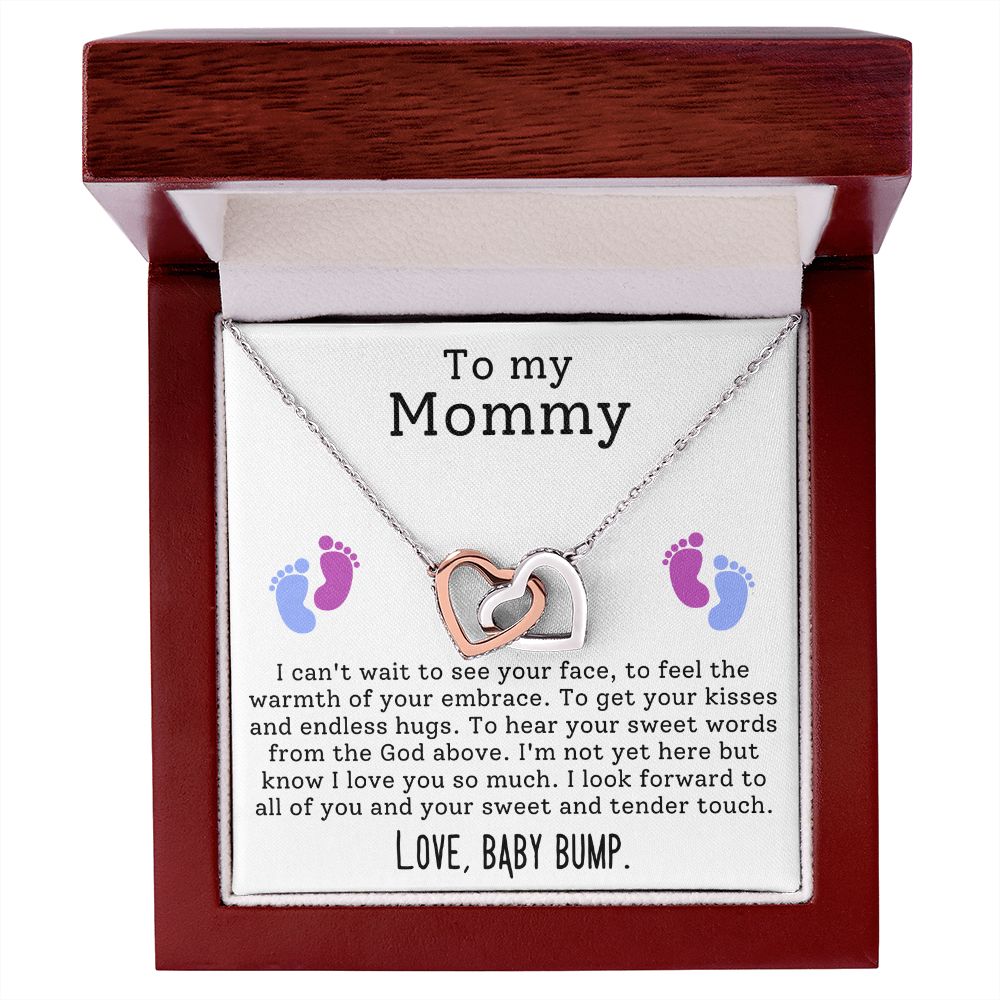 Expecting Mom Gift - Hearts Necklace - Endless Hugs
