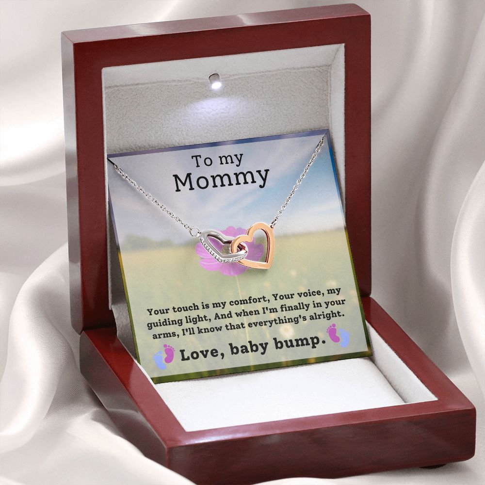 Expecting Mom Gift - Hearts Necklace - Everything's Alright