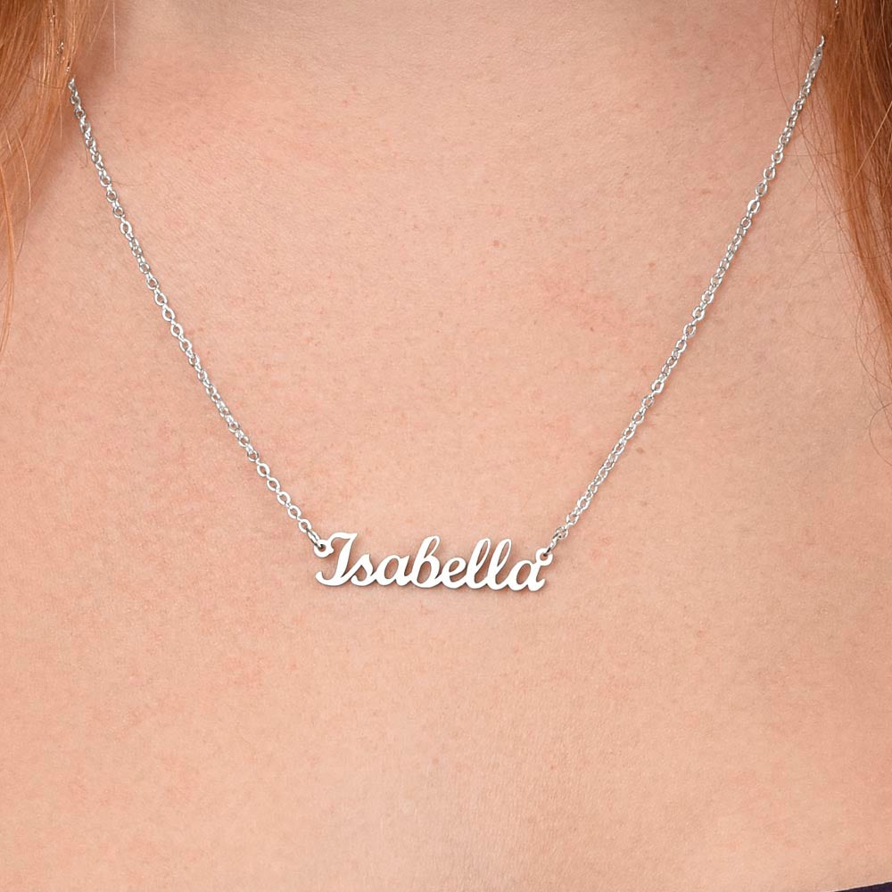 To My Bestie-Name Necklace