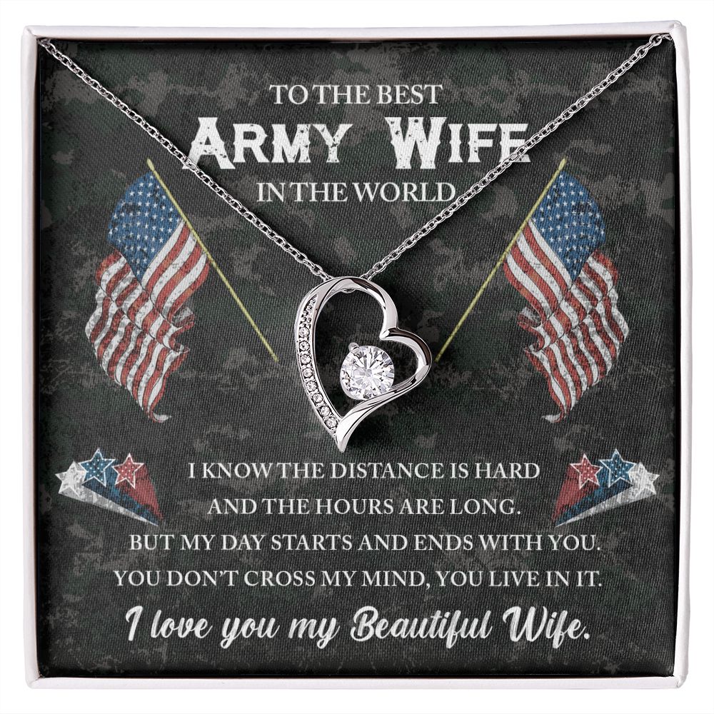 Military Wife Gift - My Day Starts And Ends With You