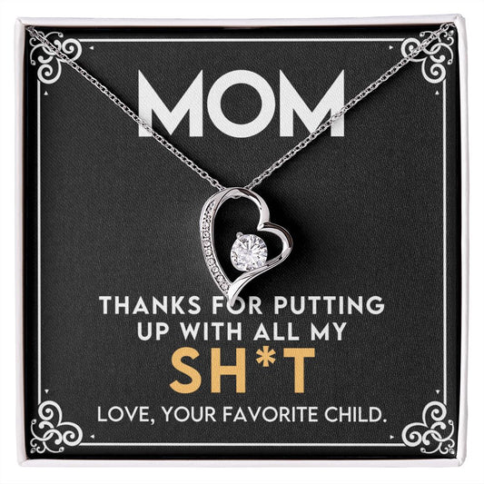 Mom Gift - Heart necklace - Your Favorite Child