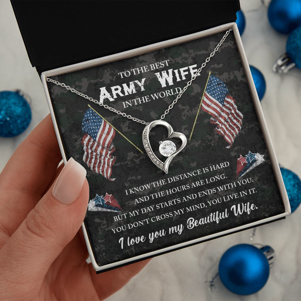 Military Wife Gift - My Day Starts And Ends With You