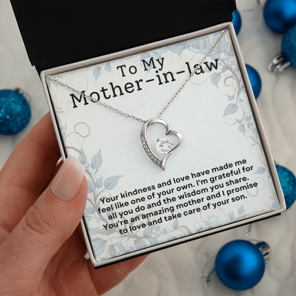 Mother in Law Gift - Necklace - I'll Take Care Of Your Son