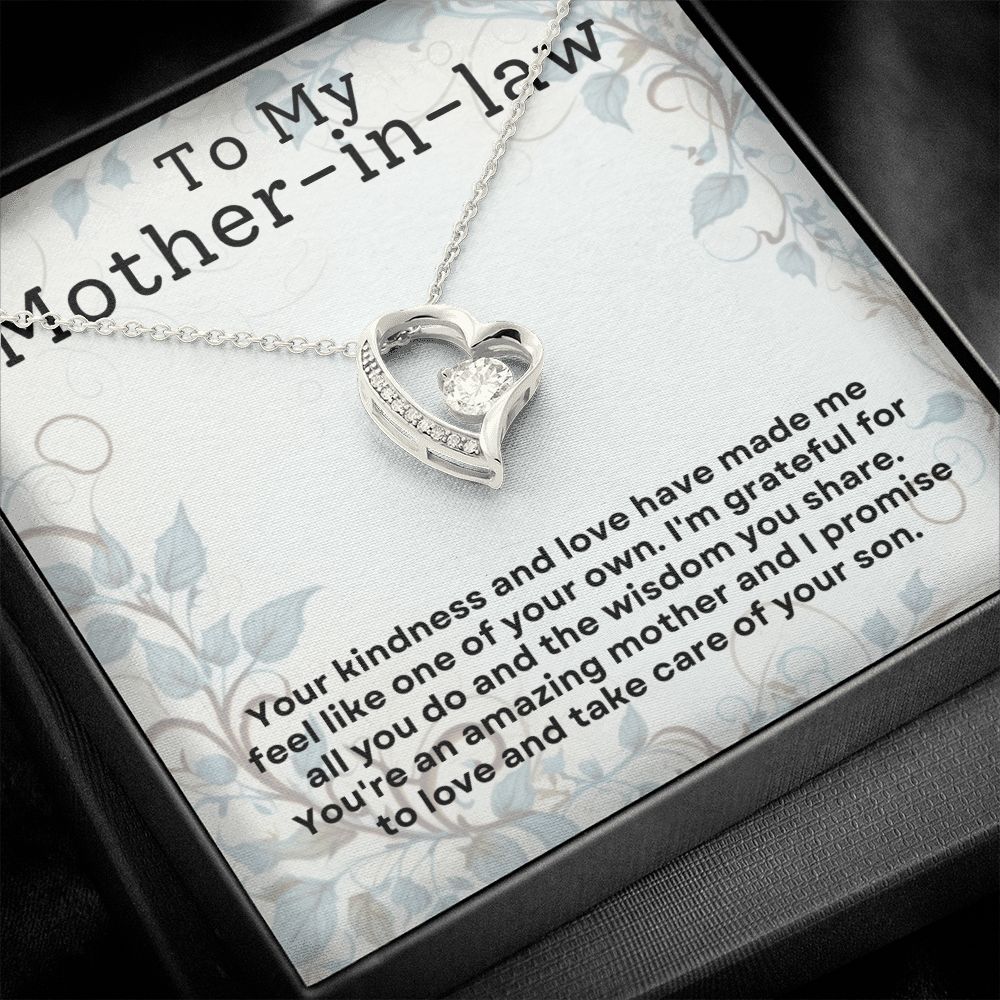 Mother in Law Gift - Necklace - I'll Take Care Of Your Son