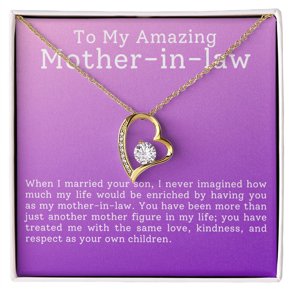 Mother in Law Gift - Necklace - More Than a Mother To Me