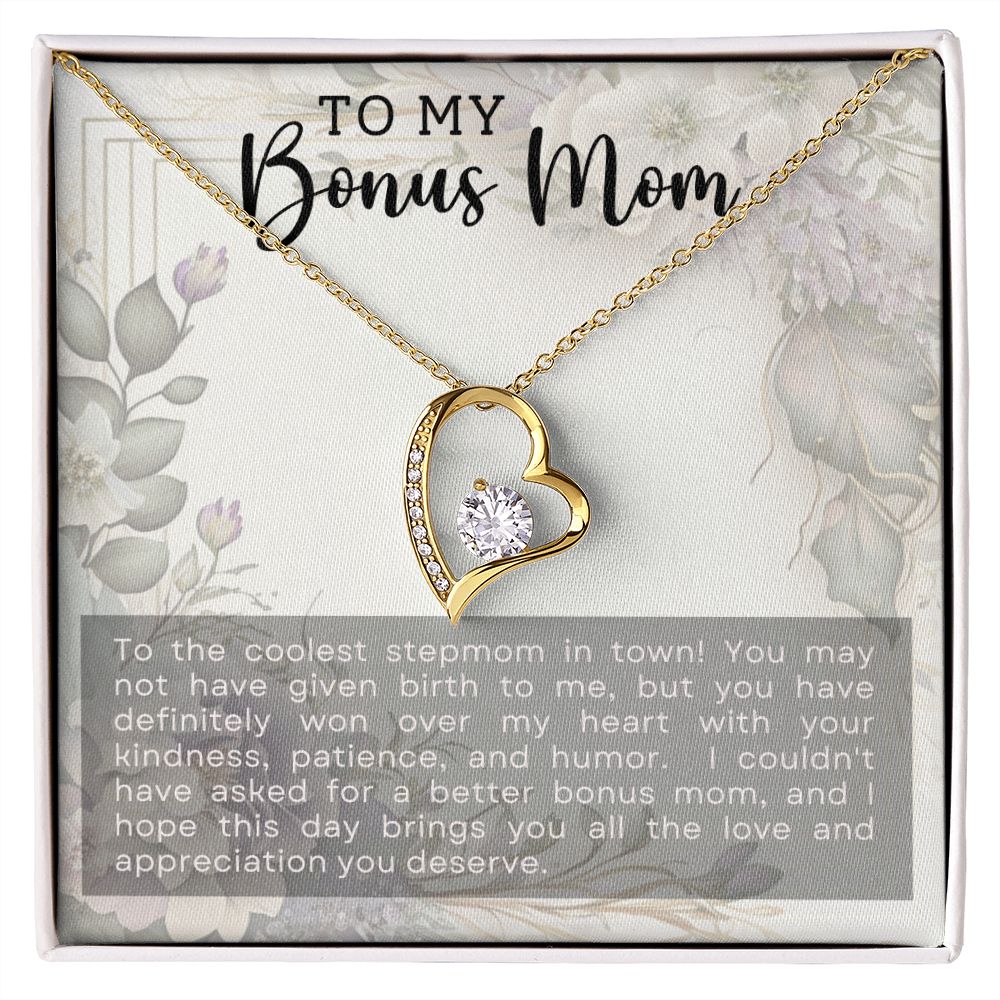 Bonus Mom Gift - Necklace - Coolest Stepmom