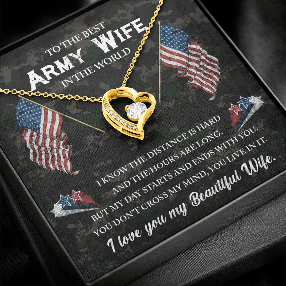 Military Wife Gift - My Day Starts And Ends With You